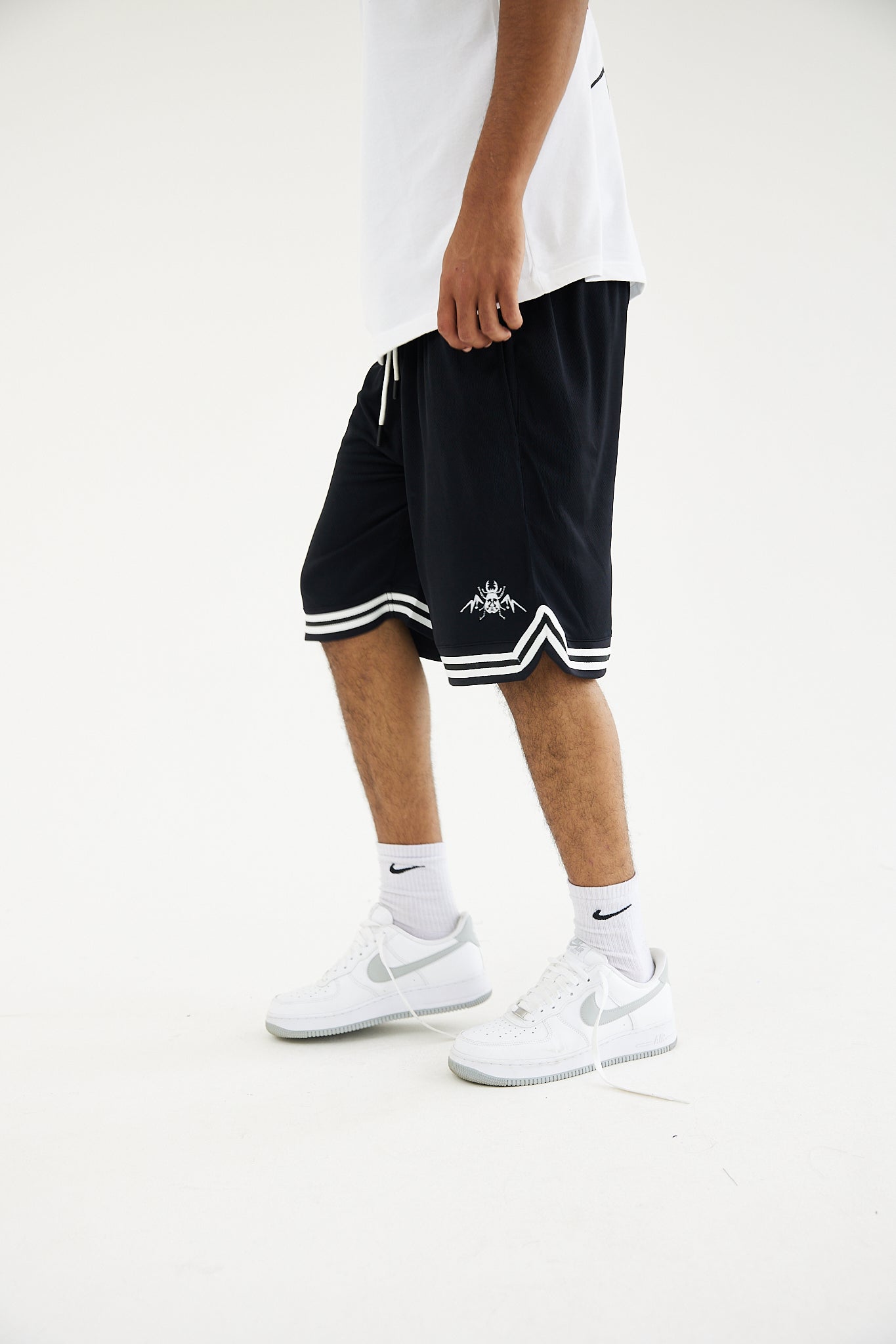 LEAO Men's 2-Pack Basketball Shorts - Quick Dry, Loose Fit With Zipper Pockets | Workout Running Gym Shorts