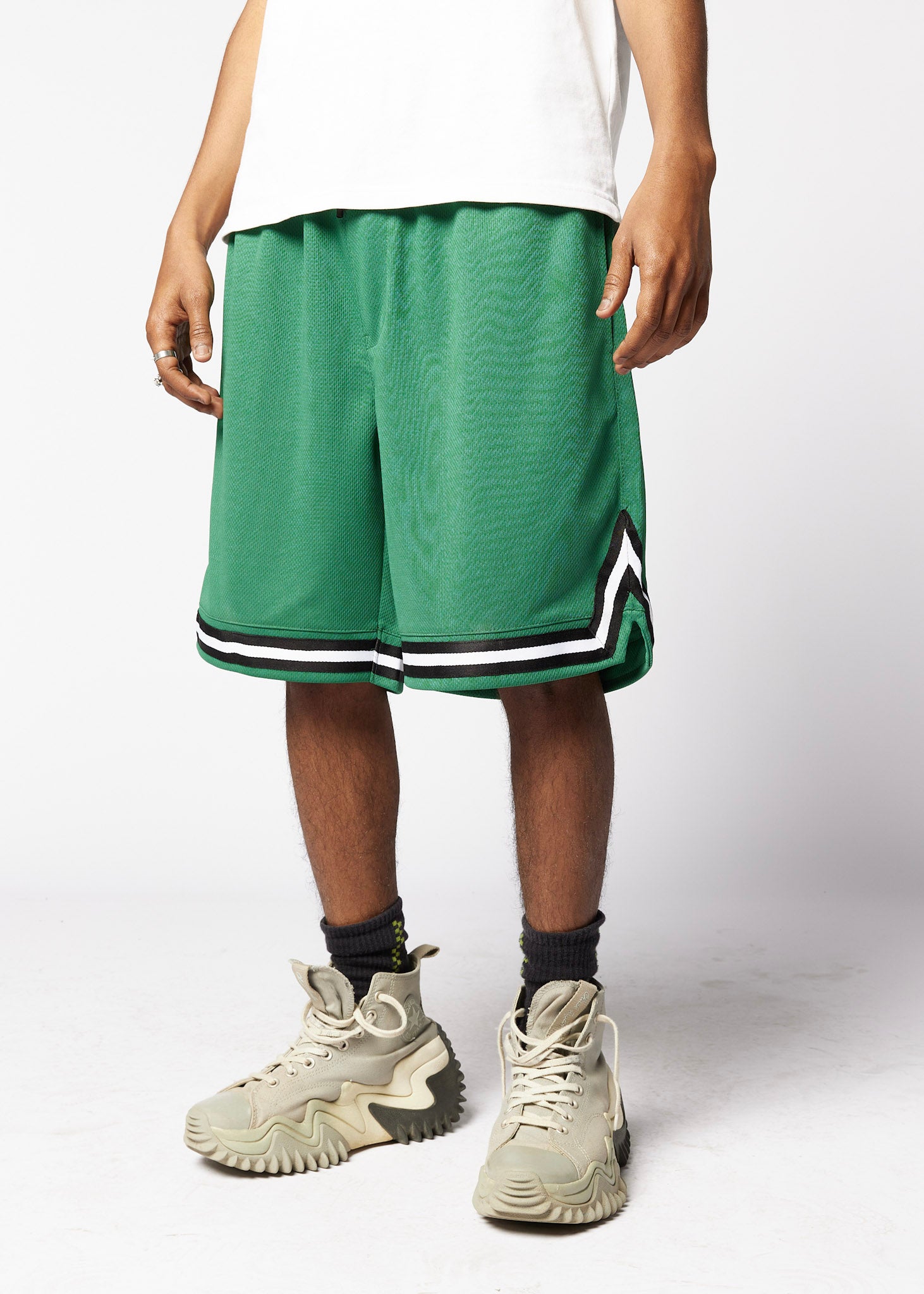 Green Basketball Shorts leon