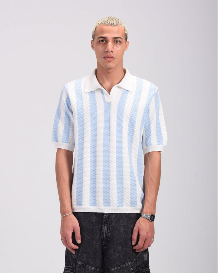 Blue Stripes Knitwear