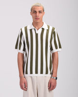 Olive Stripes Knitwear