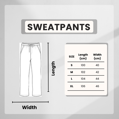 Beige Washed Sweatpants