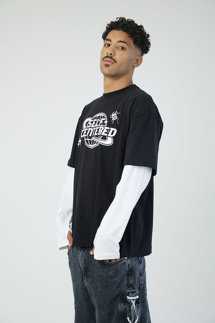 Self Centered Doubled-Sleeved