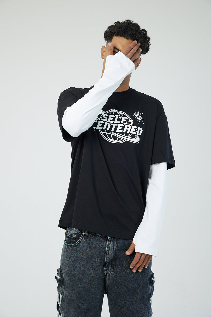 Self Centered Doubled-Sleeved