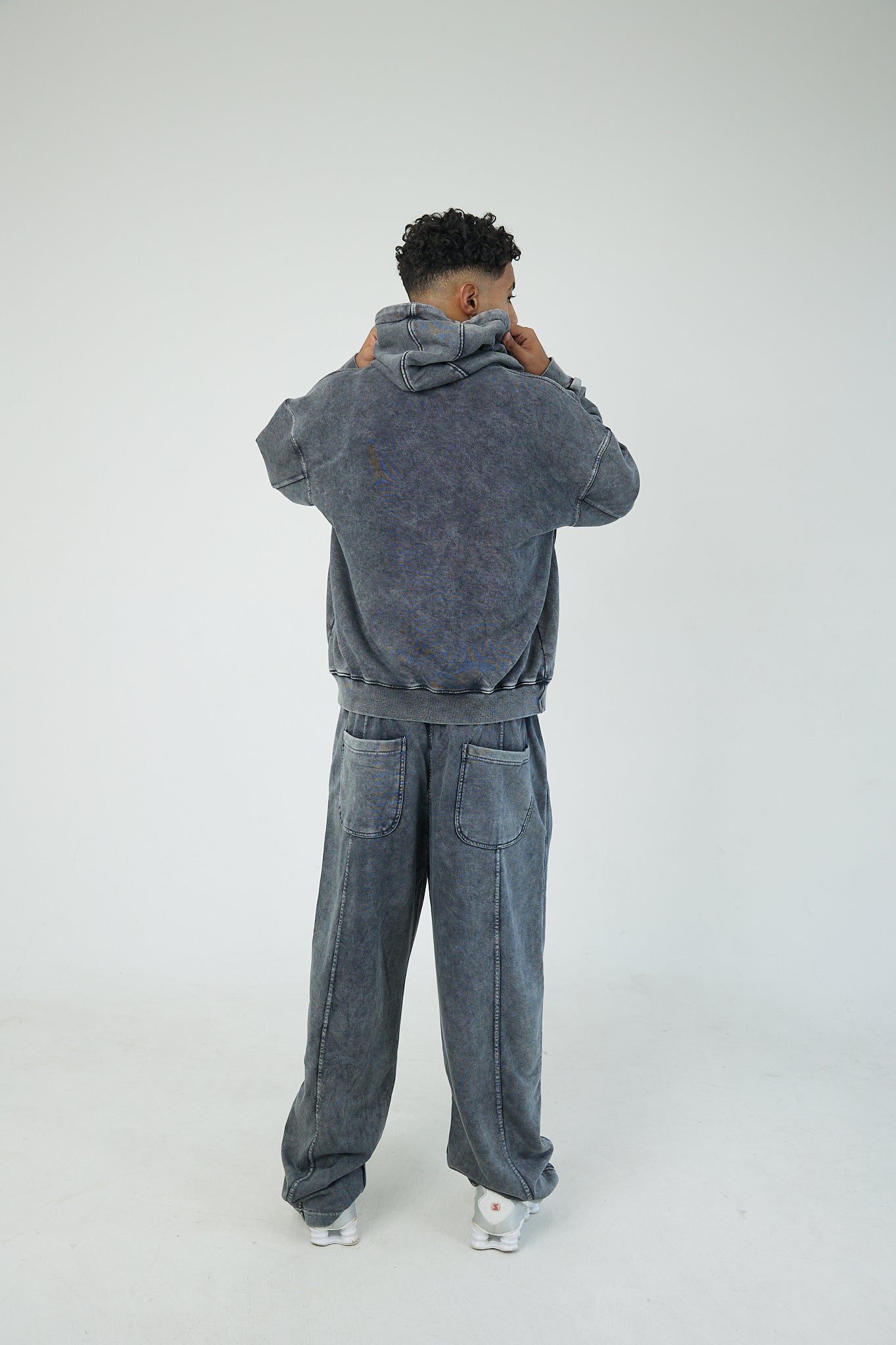 Grey Washed Hoodie