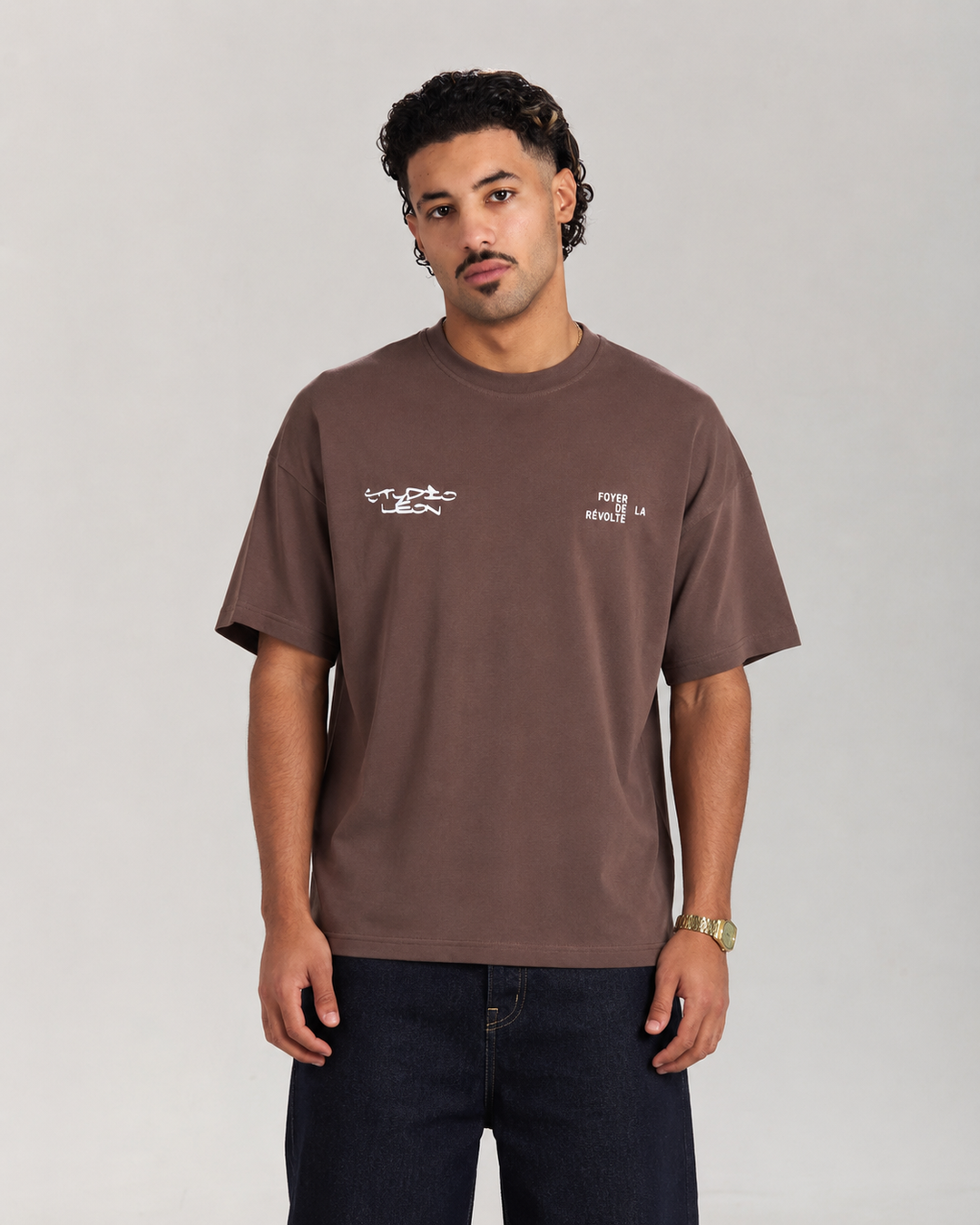 LeonStudio Brown Tshirt