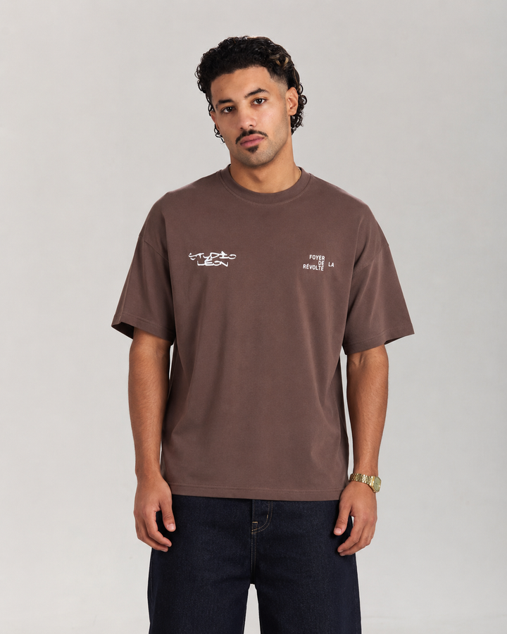 LeonStudio Brown Tshirt