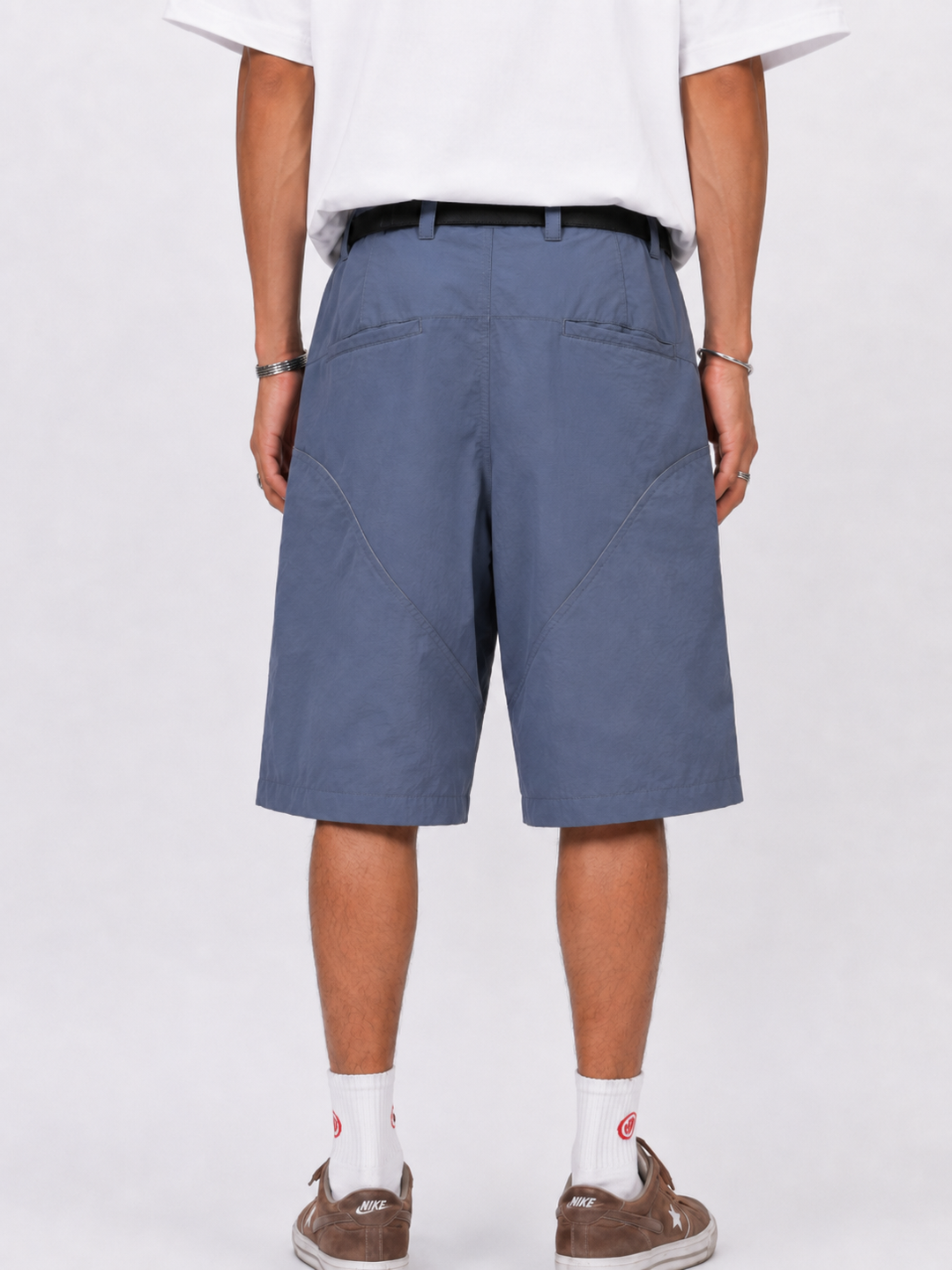 Steel Blue Utility Shorts
