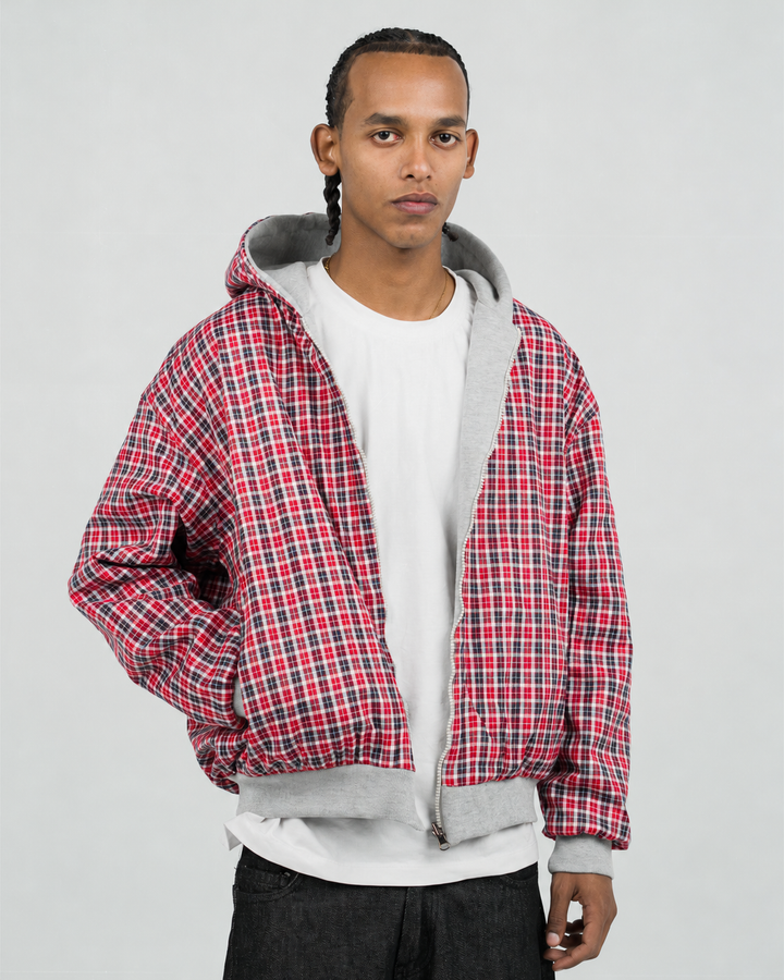 Reversible Check Jacket