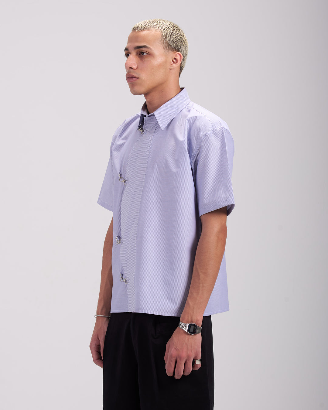 Blue Stripes hook Shirt