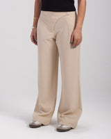 Beige Formal Pants