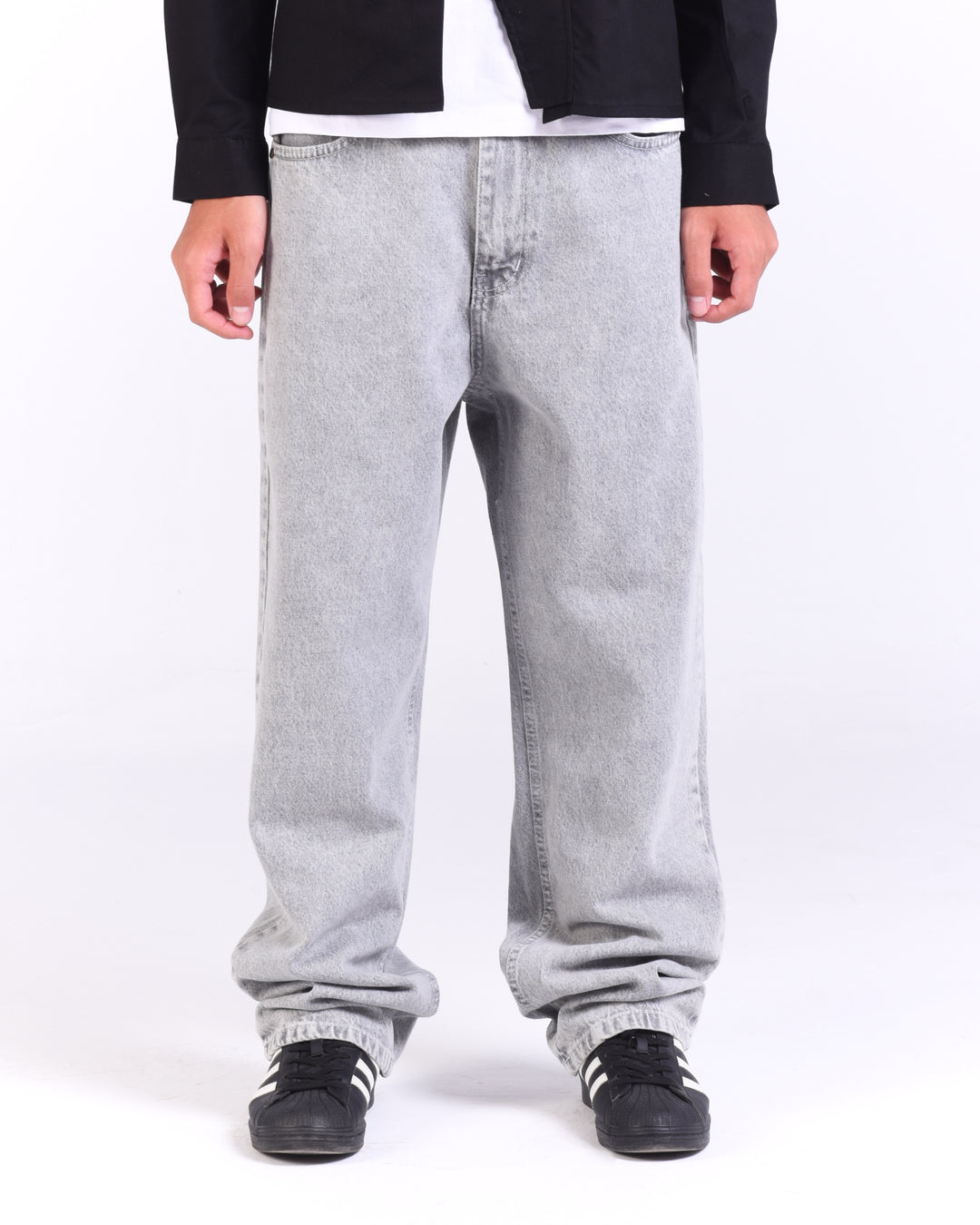 Grey Washed Denim