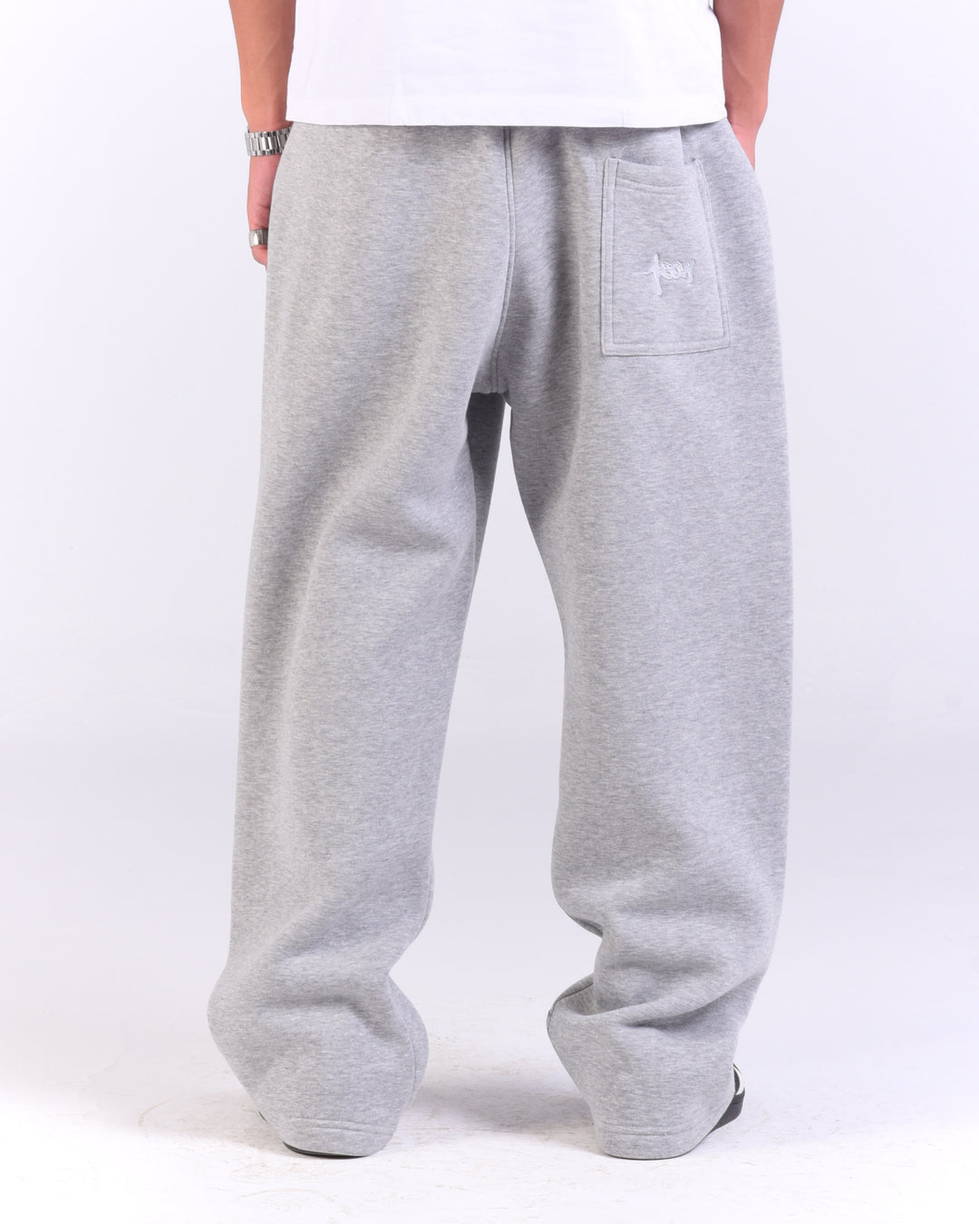 Grey Panel Sweatpants