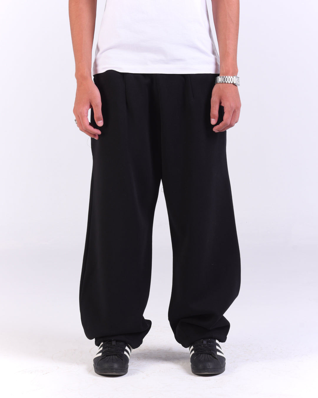 Black Barrel Sweatpants