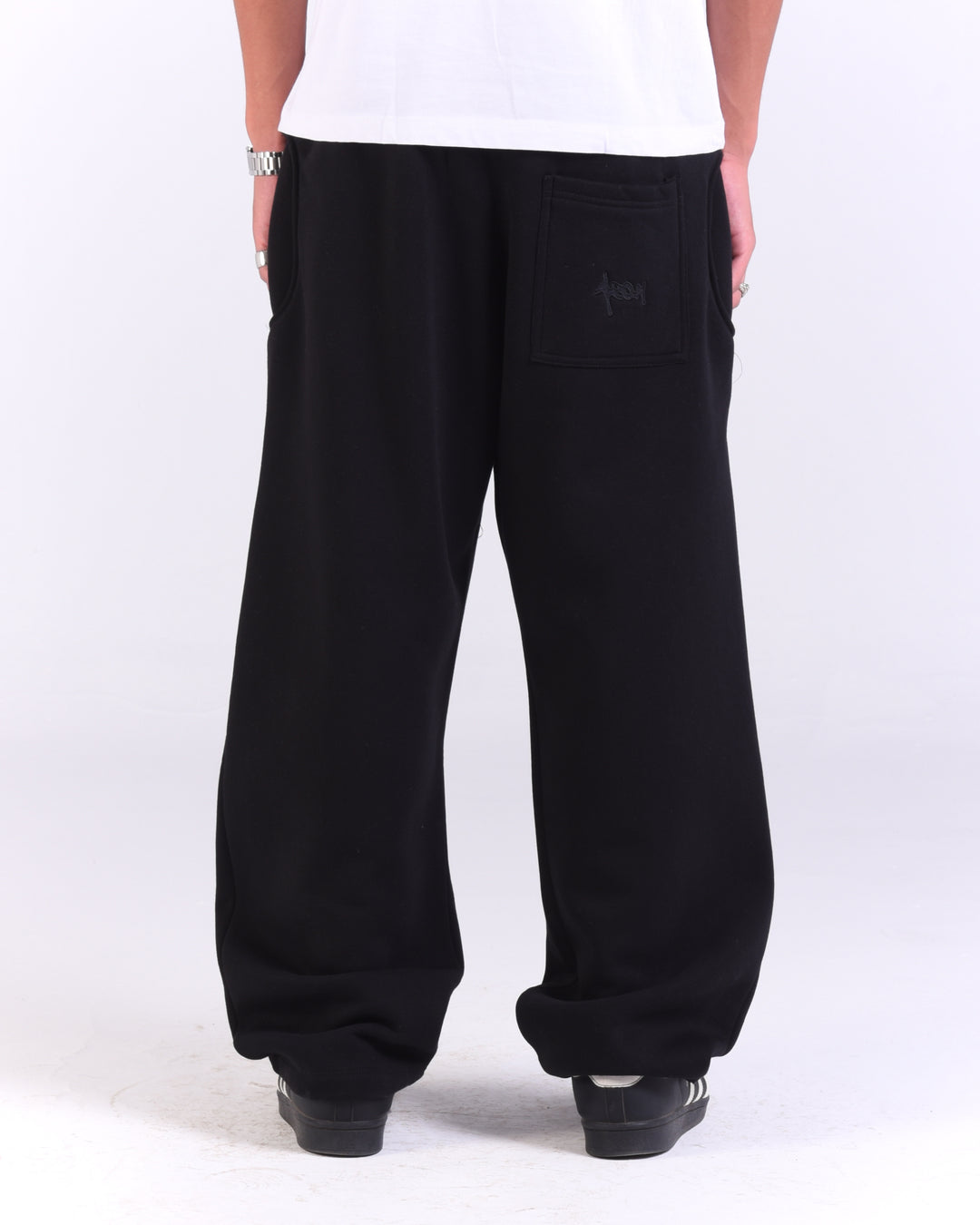 Black Barrel Sweatpants