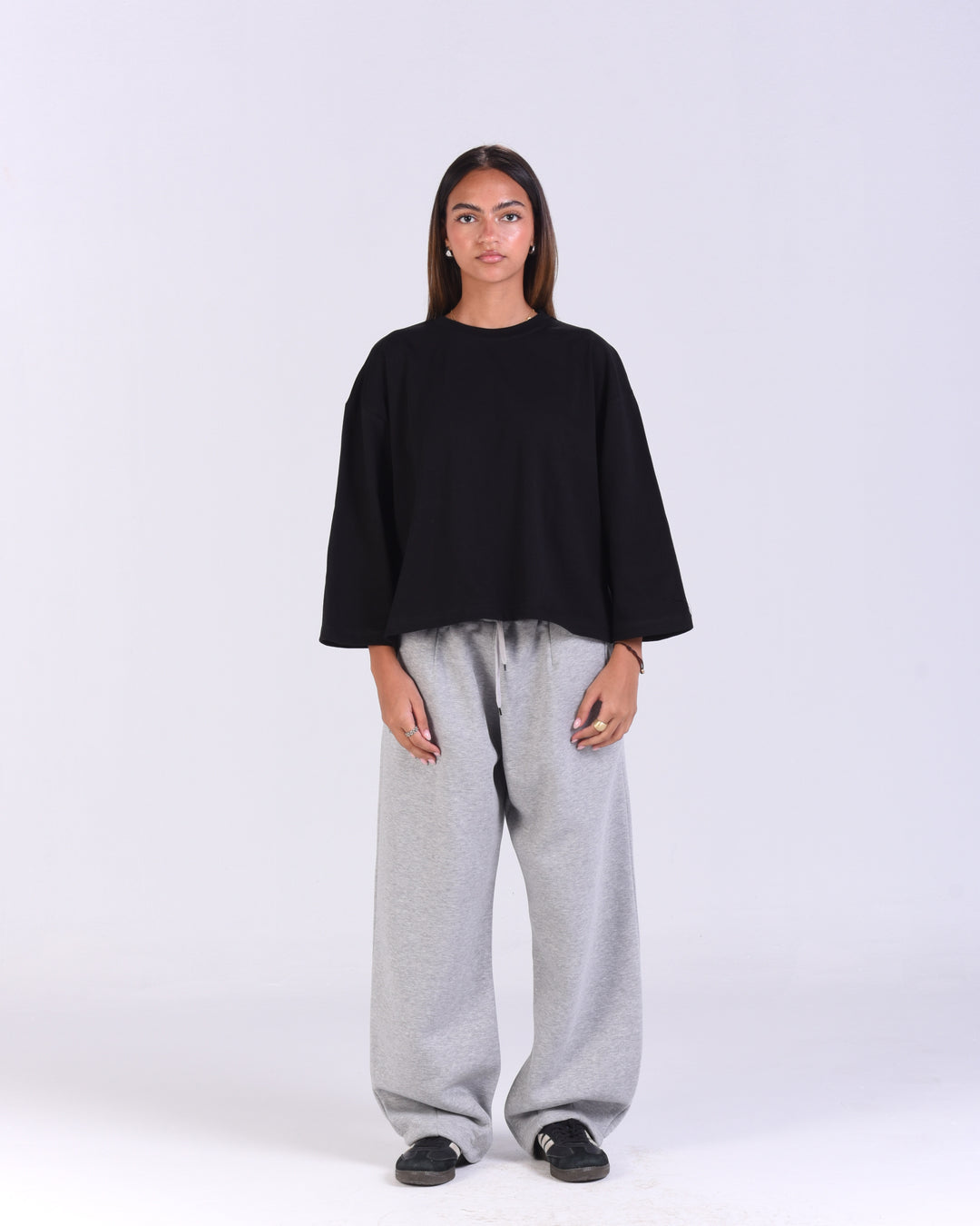 Black Boxy Long Sleeve