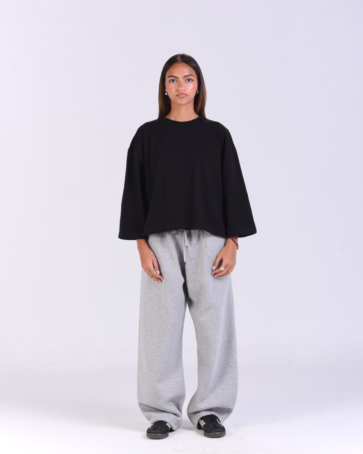 Black Boxy Long Sleeve