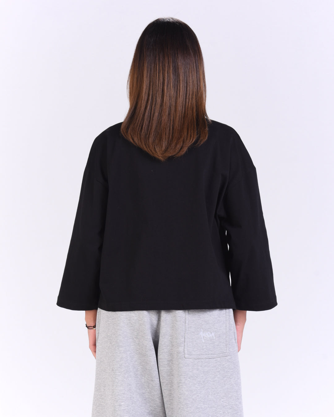 Black Boxy Long Sleeve