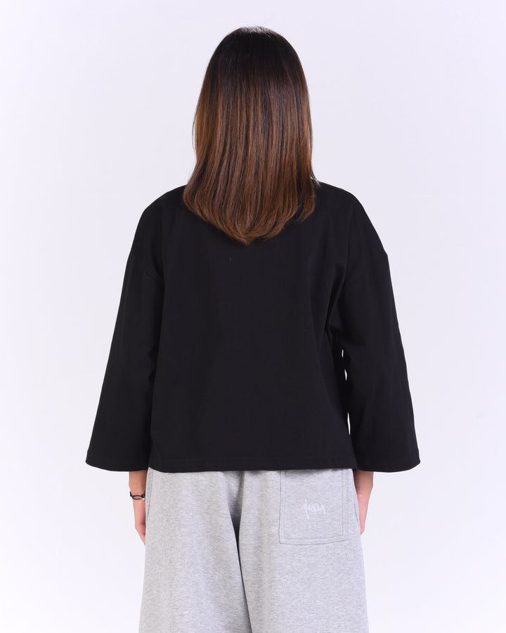 Black Boxy Long Sleeve