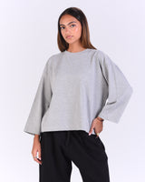Grey Boxy Long Sleeve
