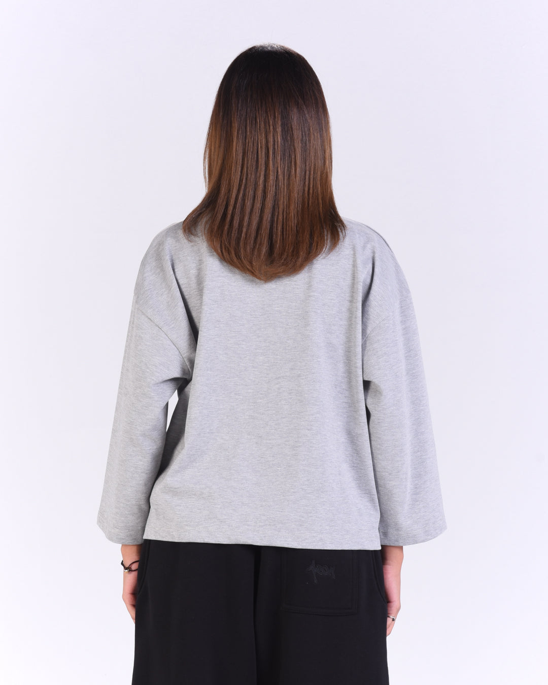 Grey Boxy Long Sleeve