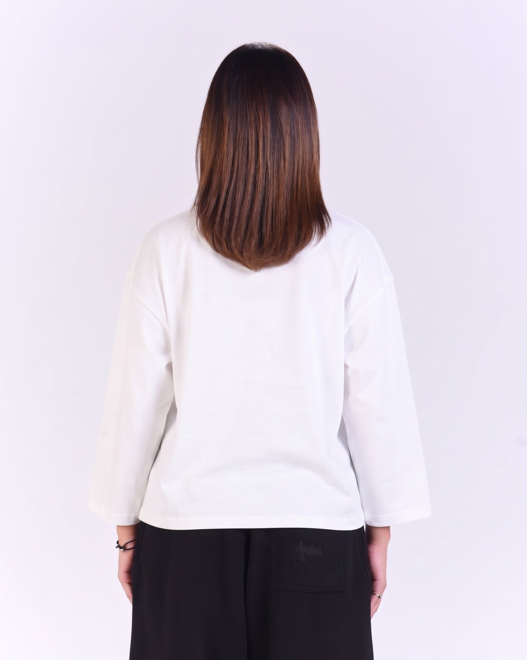White Boxy Long Sleeve