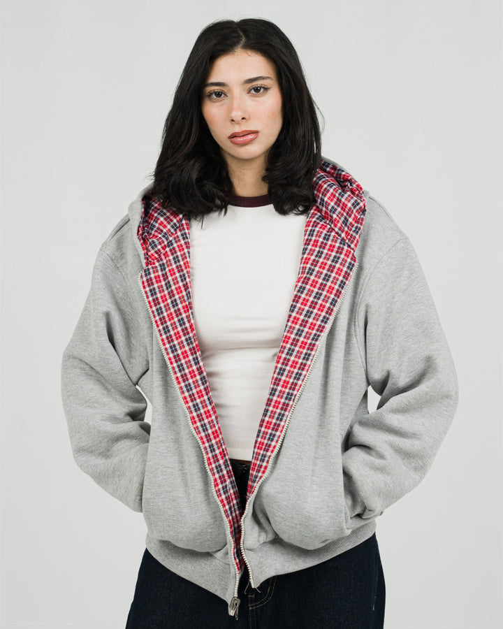Reversible Check Jacket