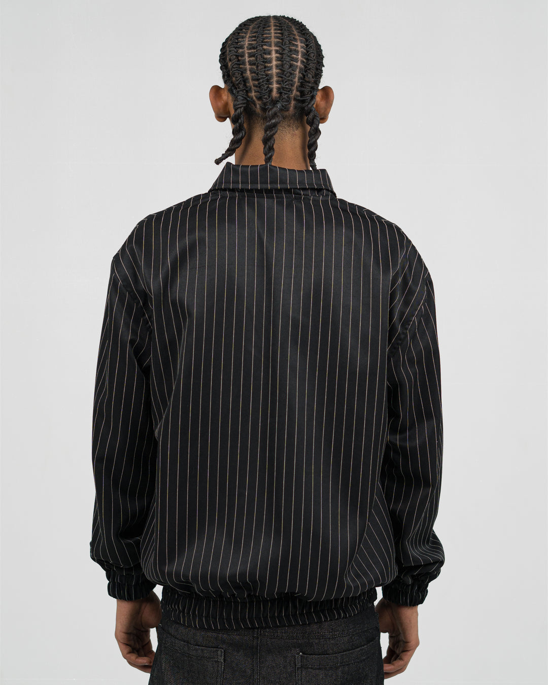 Pinstripe Zip Jacket