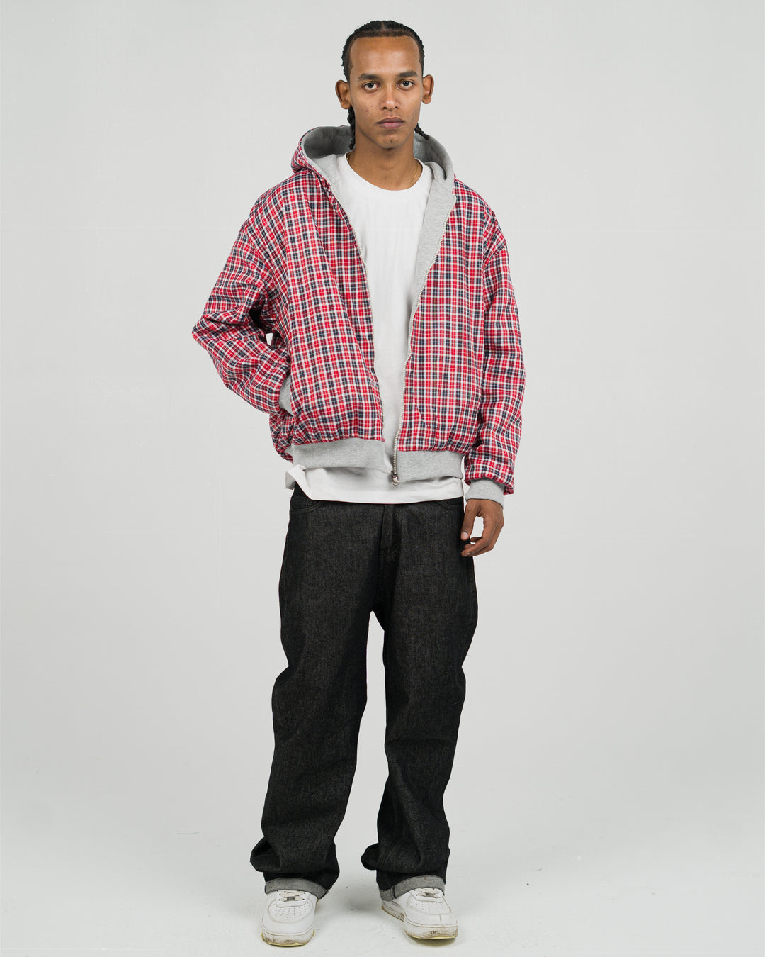 Reversible Check Jacket