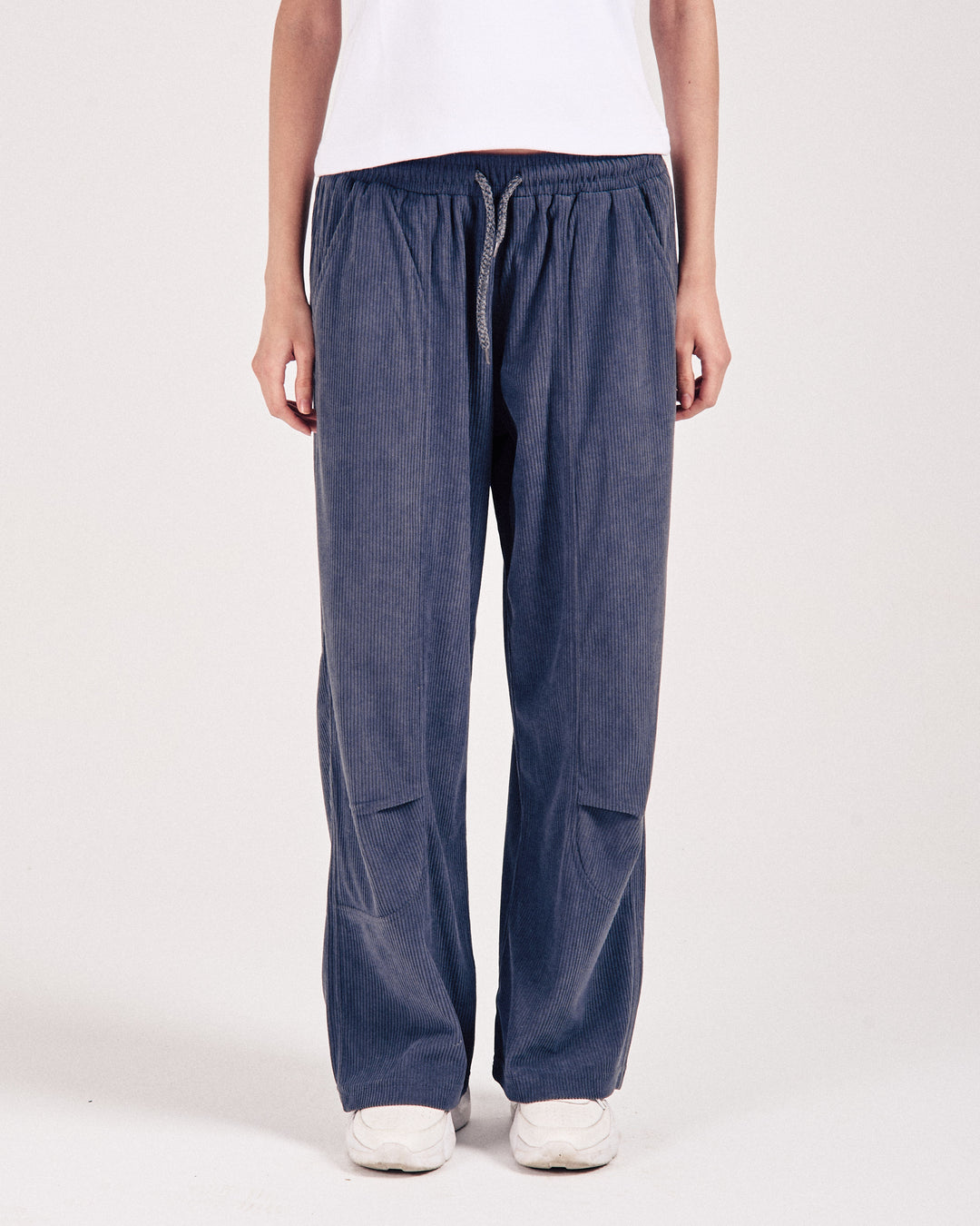 Charcoal corduroy sweatpants