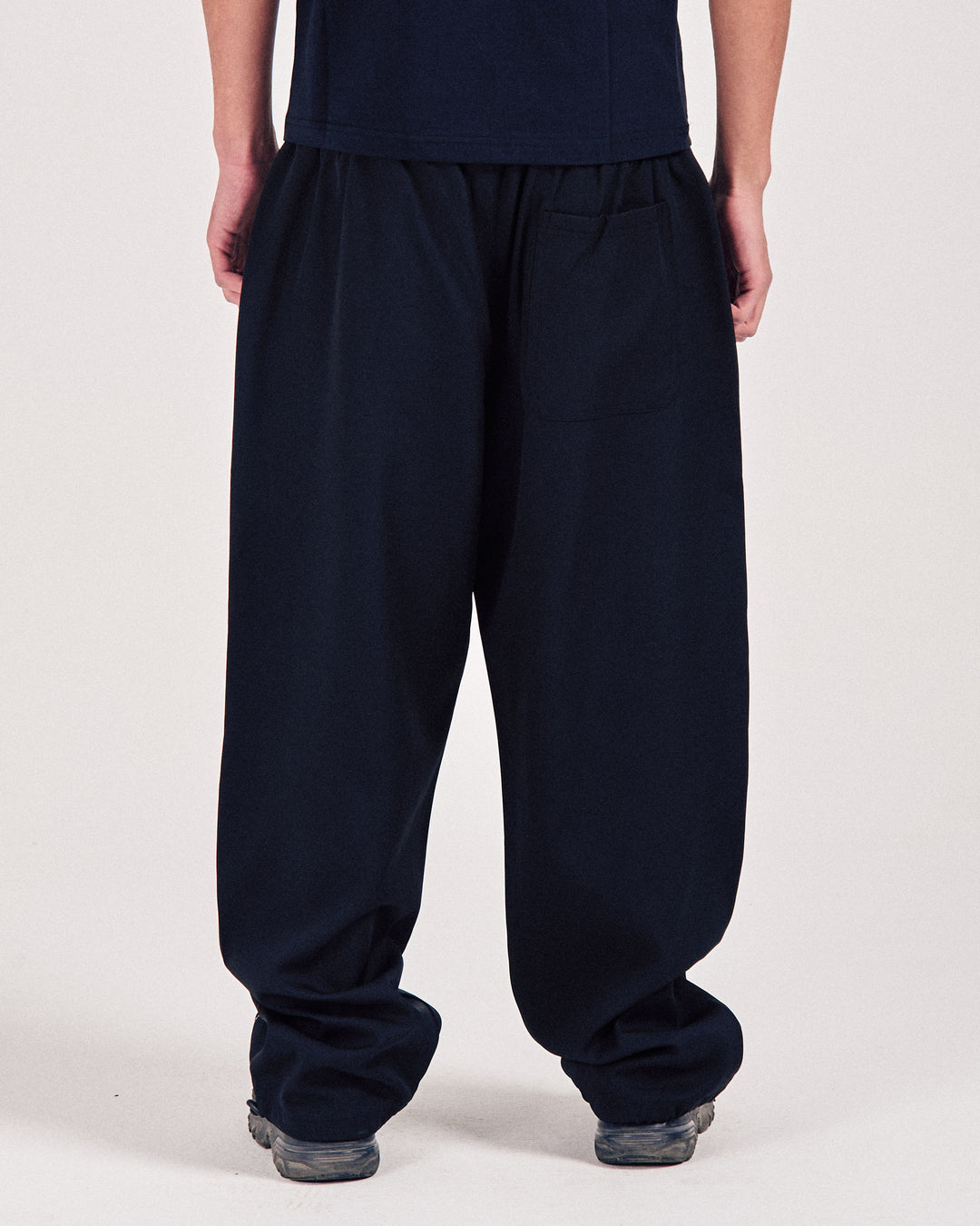 Black Panel Trackpants