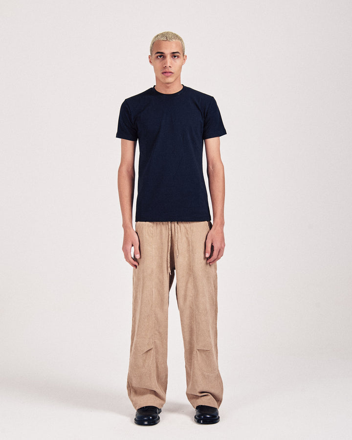 Beige corduroy sweatpants