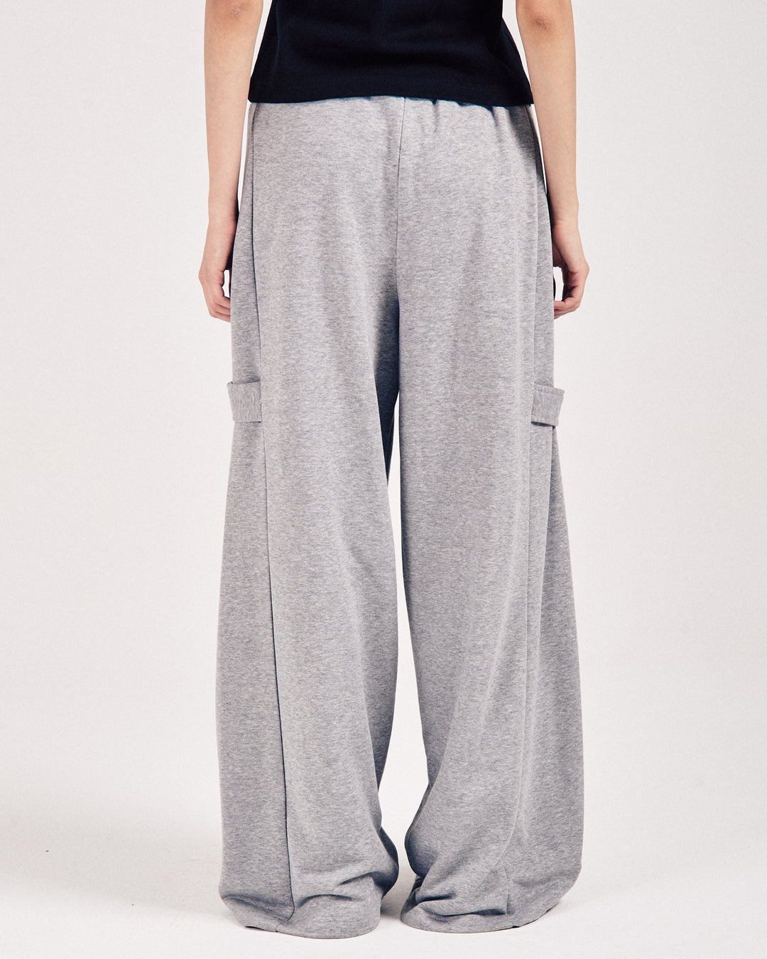 Grey Buttoned Summer Sweatpants