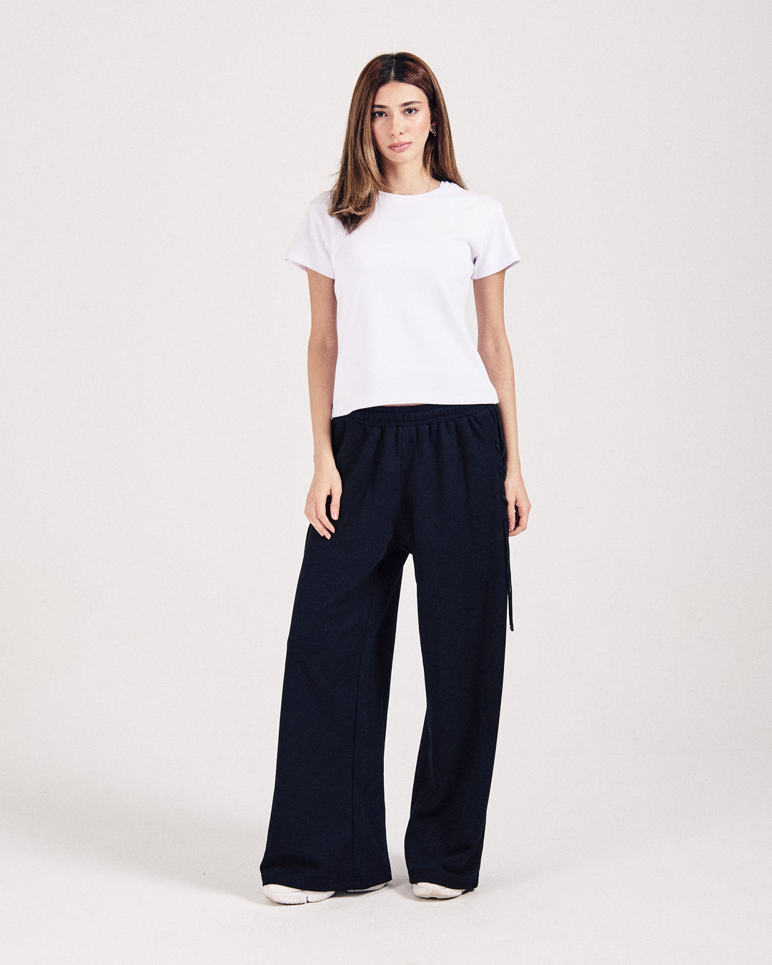 Black Laced Summer Sweatpants