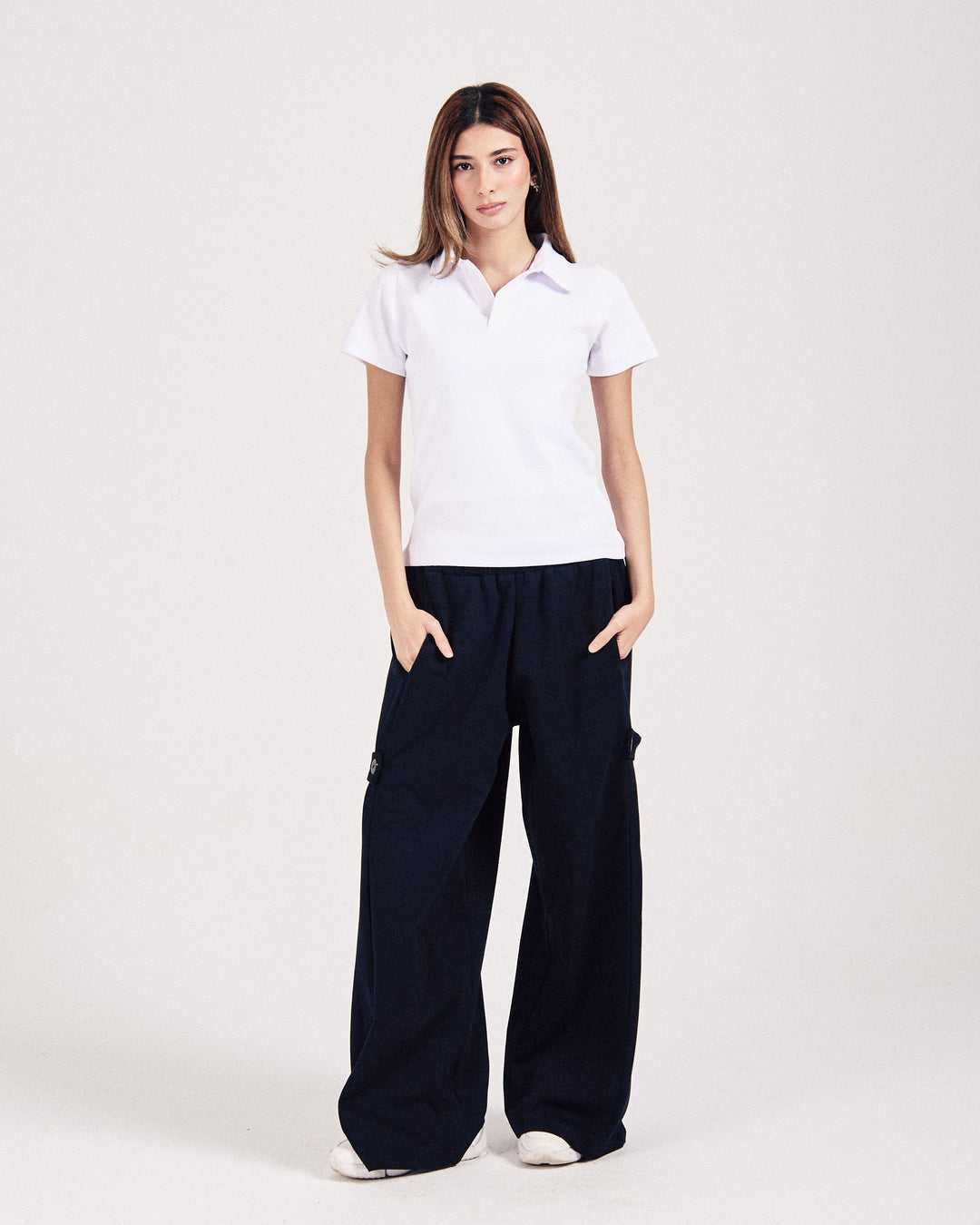 Black Buttoned Summer Sweatpants