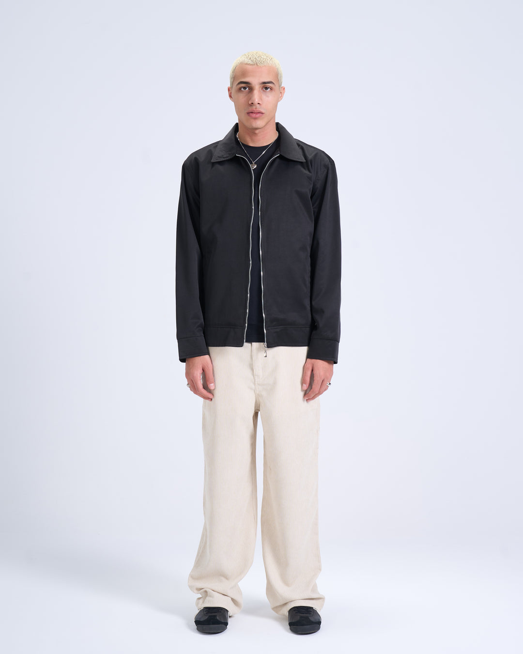 Black gabardine jacket