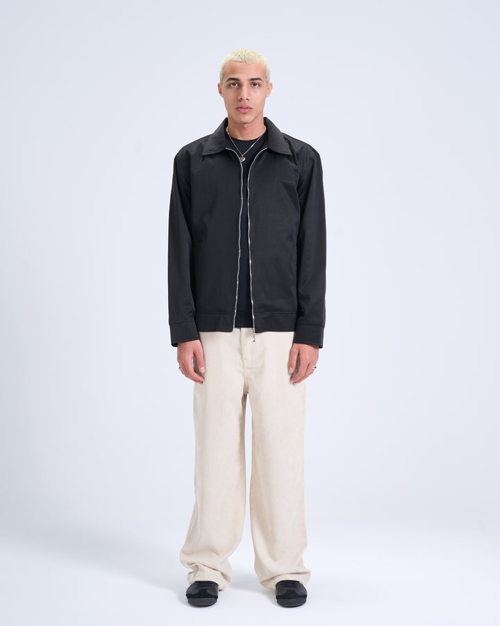 Black gabardine jacket