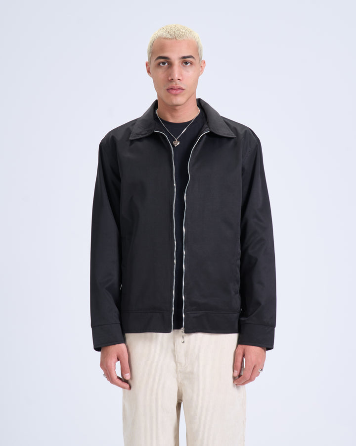 Black gabardine jacket