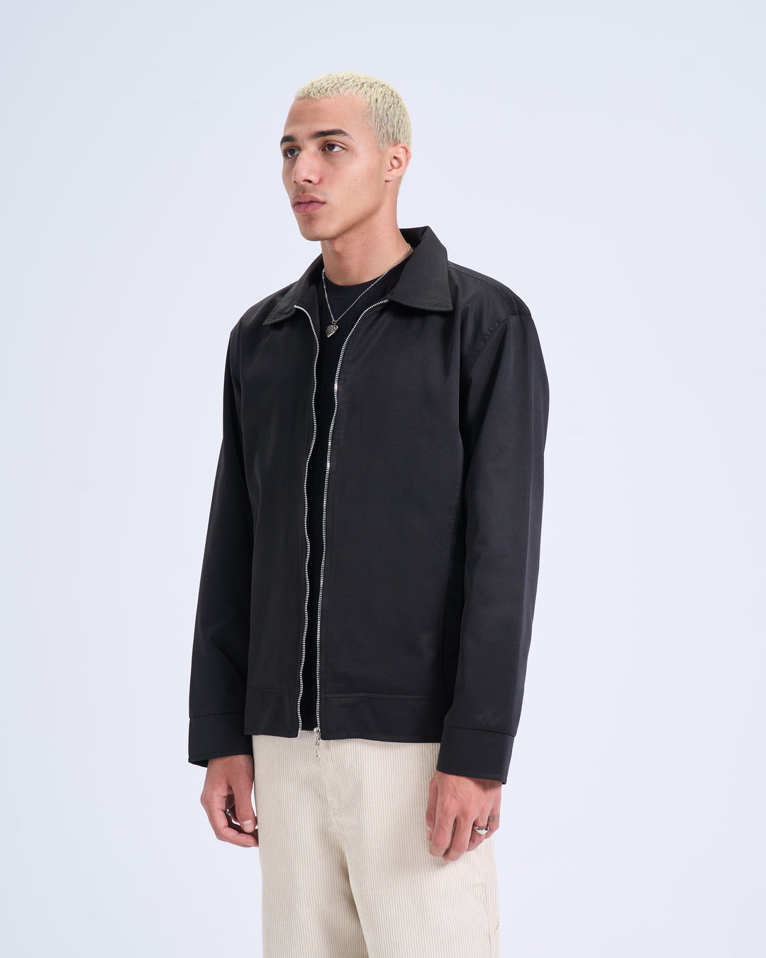 Black gabardine jacket