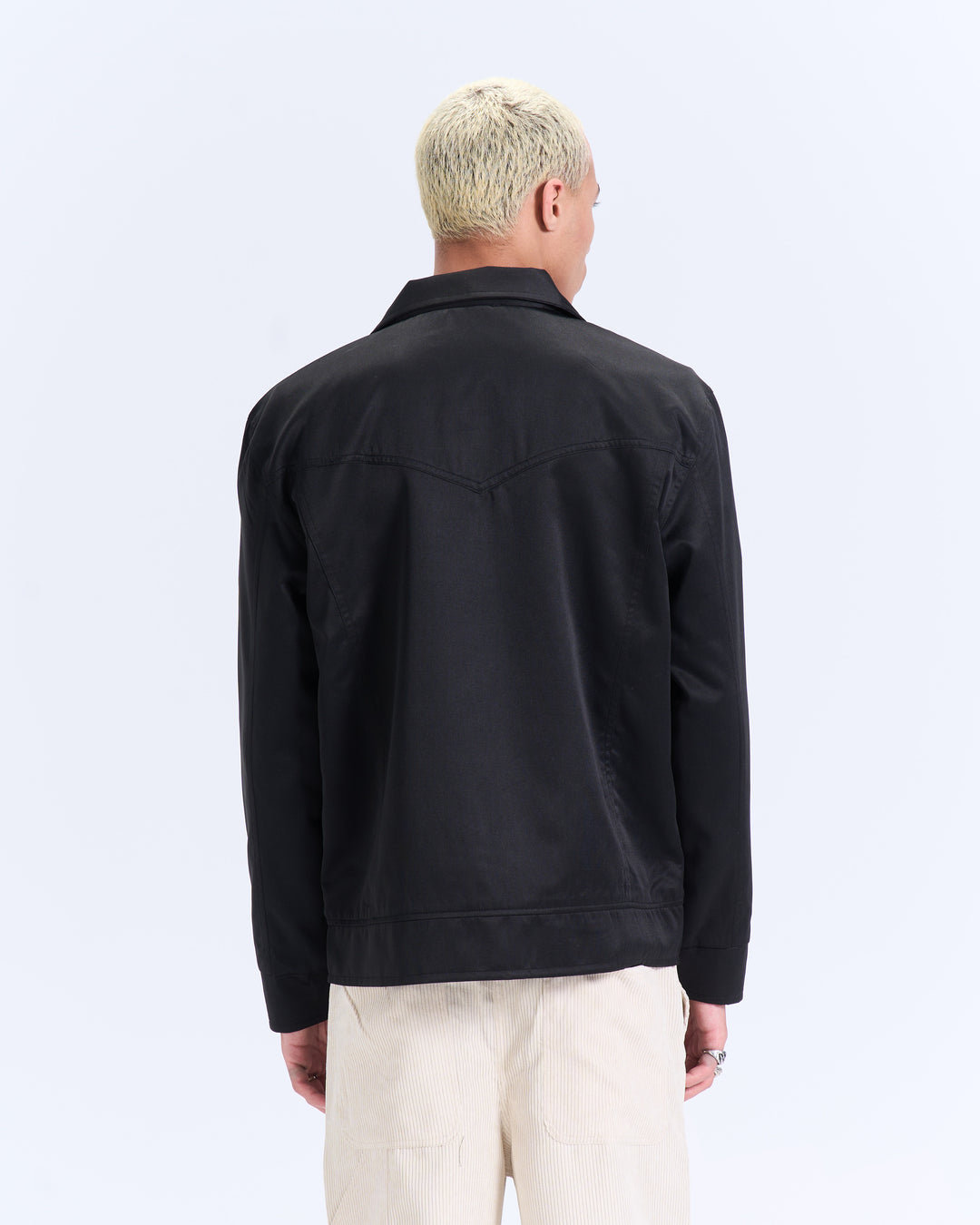 Black gabardine jacket