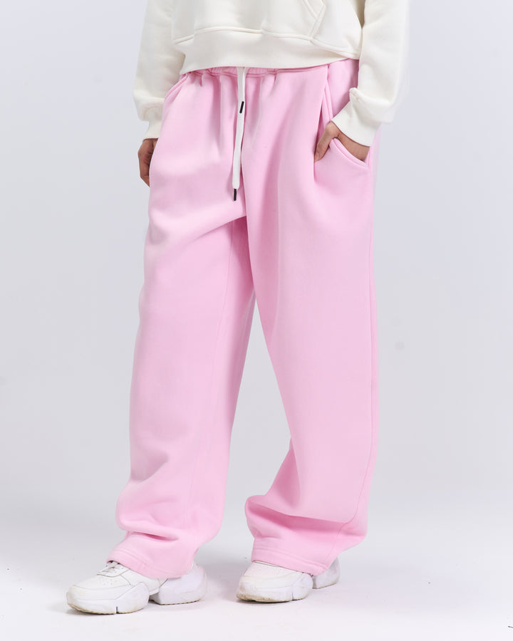 Pink tilted sweatpants