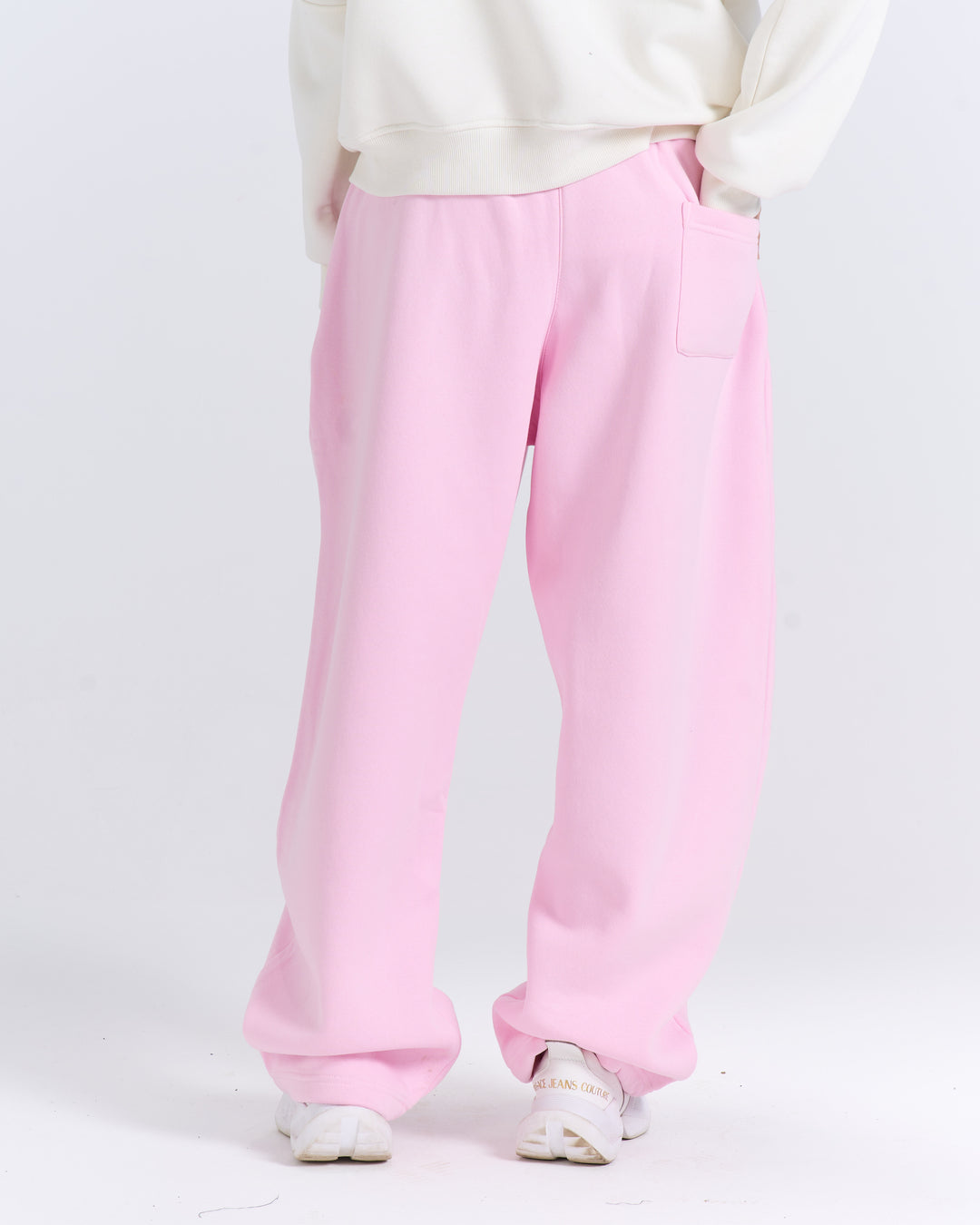 Pink tilted sweatpants
