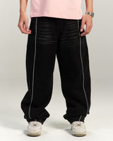 Black Track-Denim