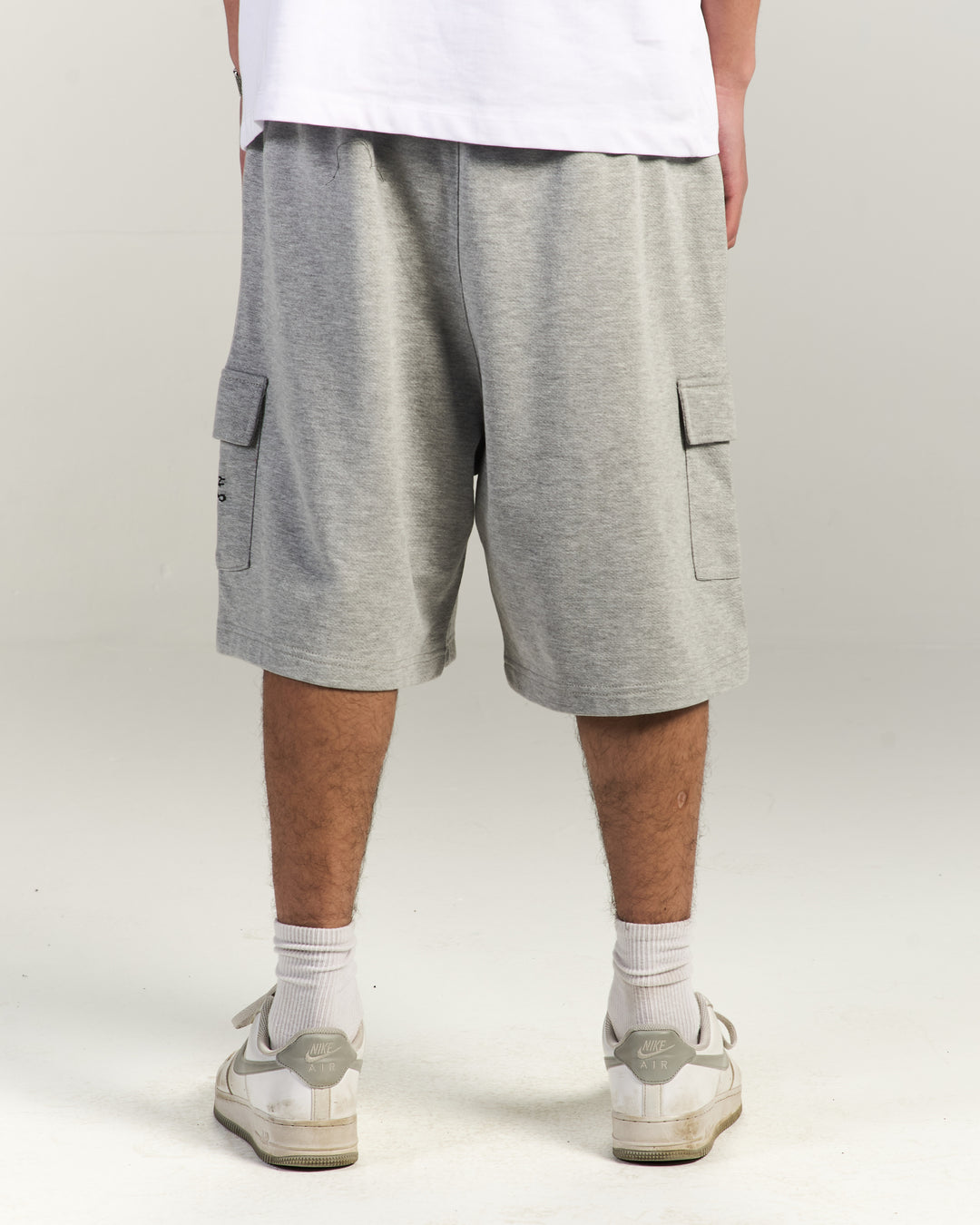 Grey Track-Shorts