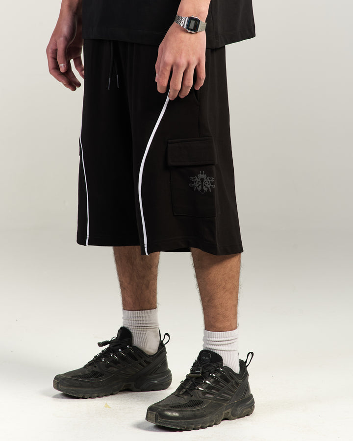 Black Track-Shorts