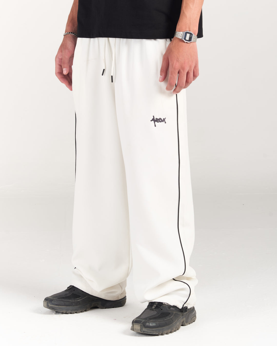 White Trackpants