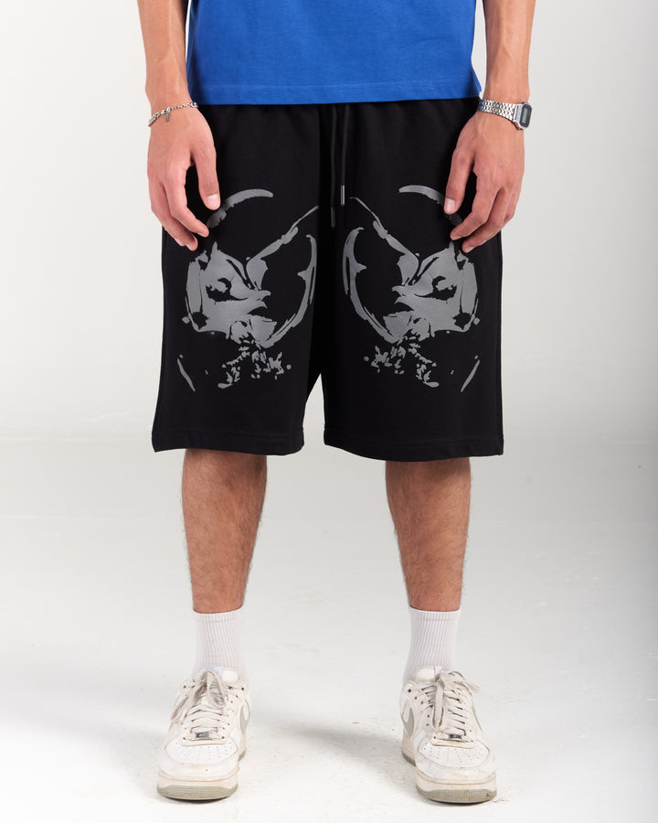 Grey Cyb3r Shorts