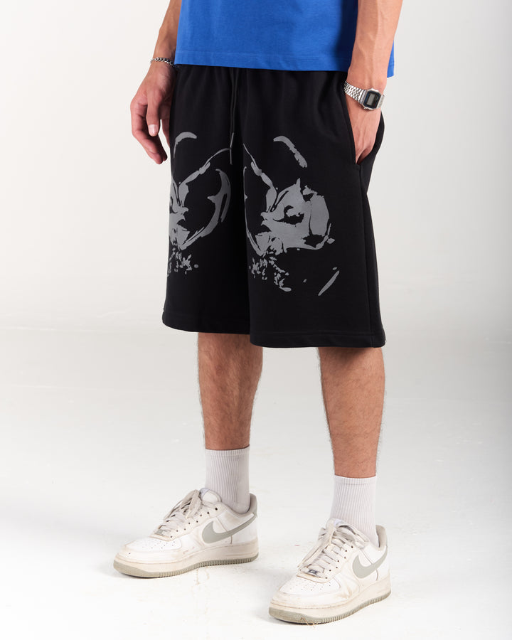 Grey Cyb3r Shorts
