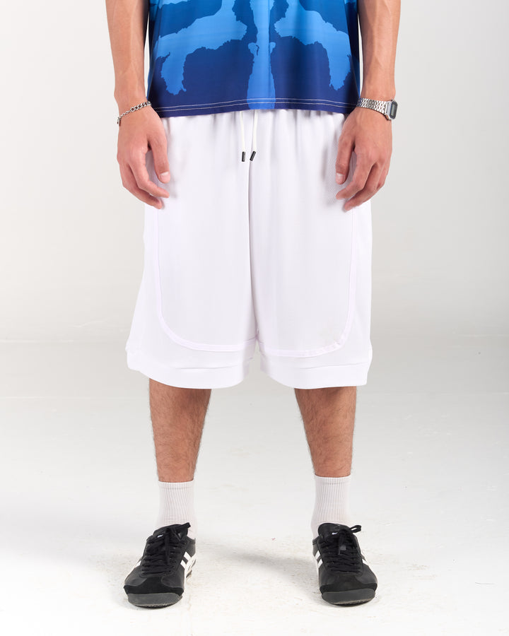 White Basketball Shorts 2.0