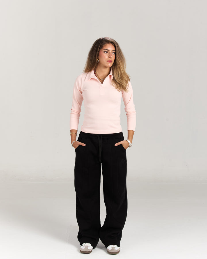 Black patches sweatpants