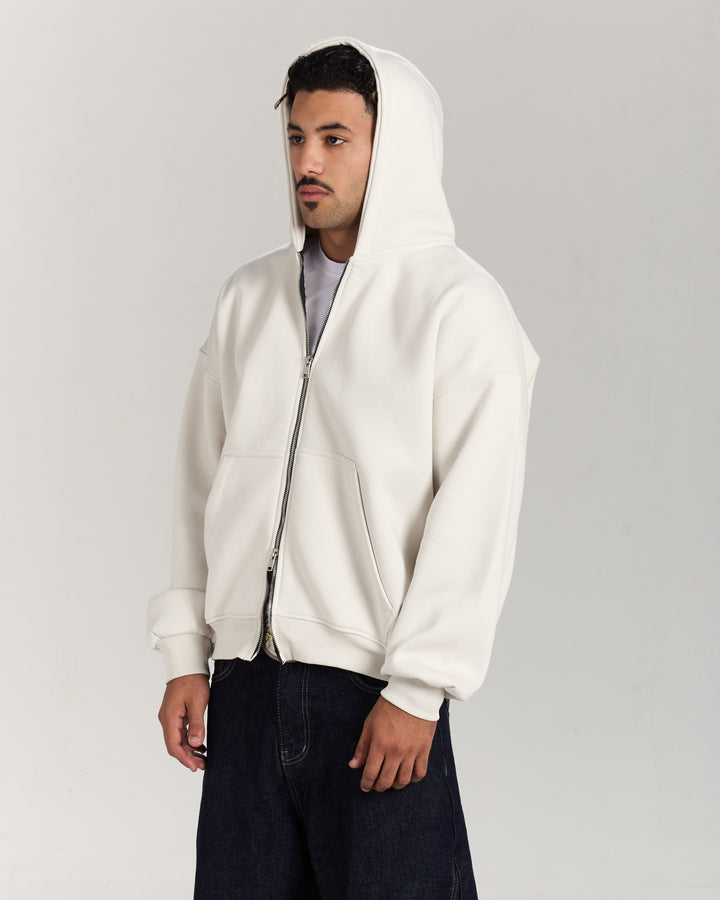Icy white jacket